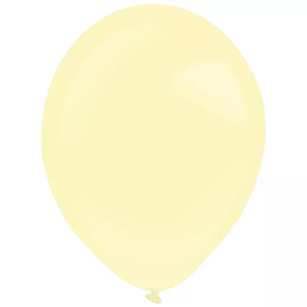 100 palloncini in lattice fashion giallo vaniglia 12 cm
