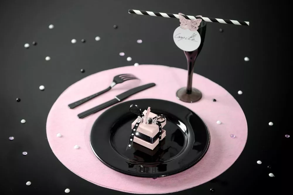 50 tovagliette rosa poliestere