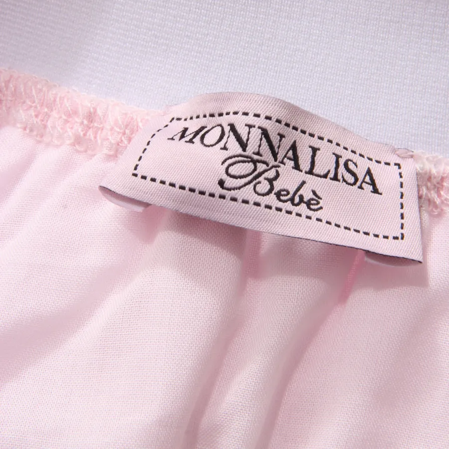 7740AC gonna bimba girl MONNALISA pink cotton skirt kid