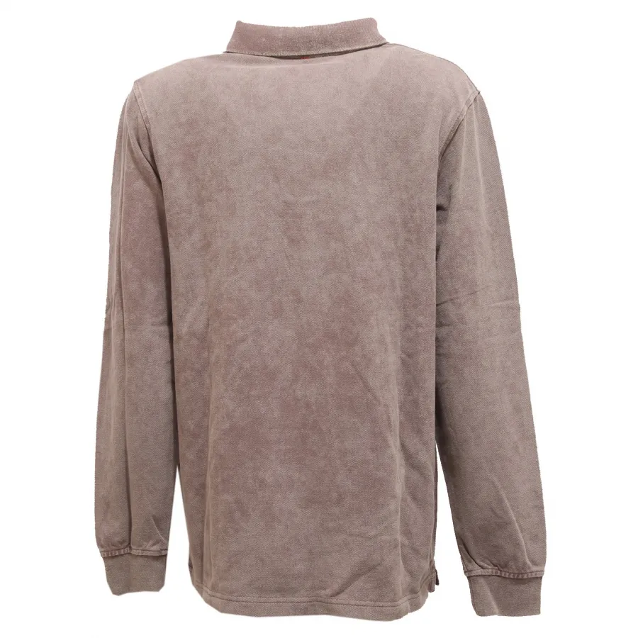 9023R polo bimbo SUN 68 marrone/grigio vintge maglia t-shirt polo kid