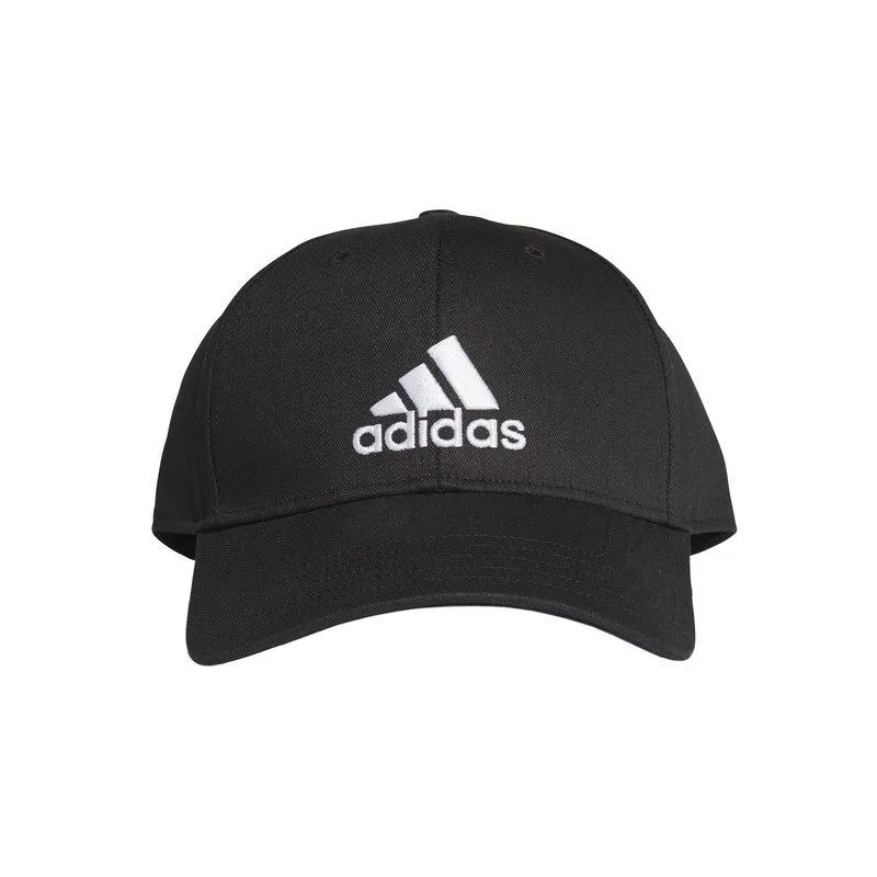 Adidas Cappellino Baseball unisex a 6 pannello con logo ricamato FK0891 black