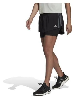 adidas Performance Run It Donna Gonna 2 in 1 Nero