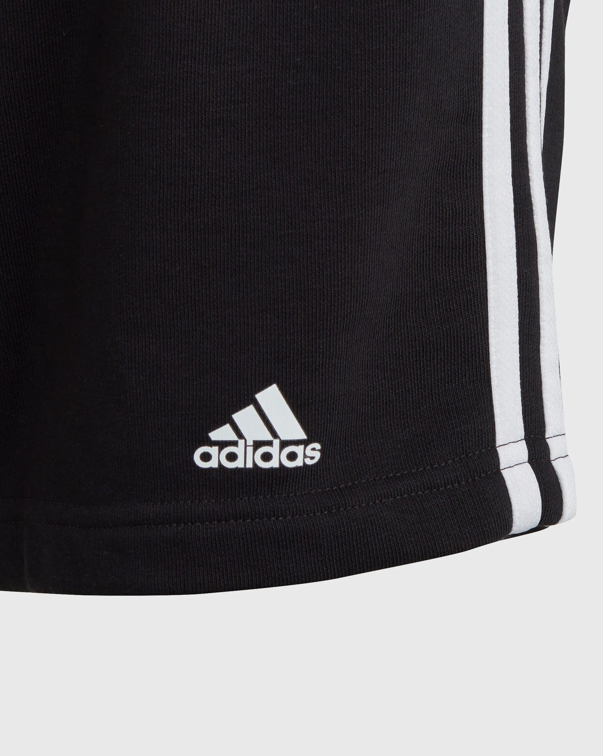 Adidas Short Essentials 3-Stripes Nero Bambina