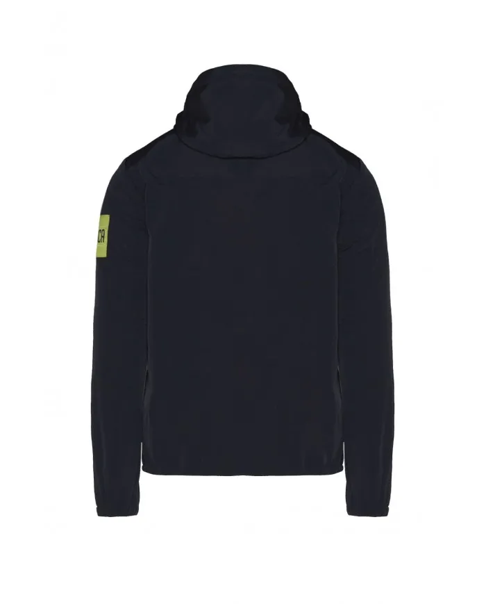 AERONAUTICA  MILITARE Giubbino Uomo AB1995 P-EE Giacca a Vento Cappuccio Blu 08323 DARK NAVY