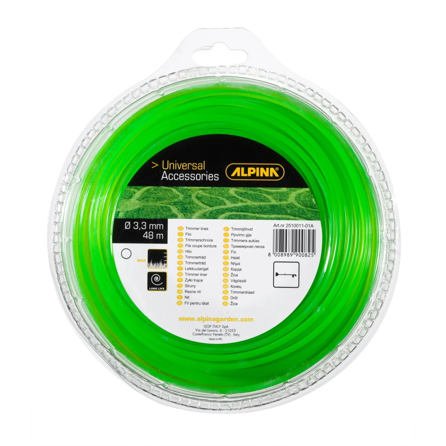 Alpina filo nylon tondo standard Ø 2,4 mm x 87 m