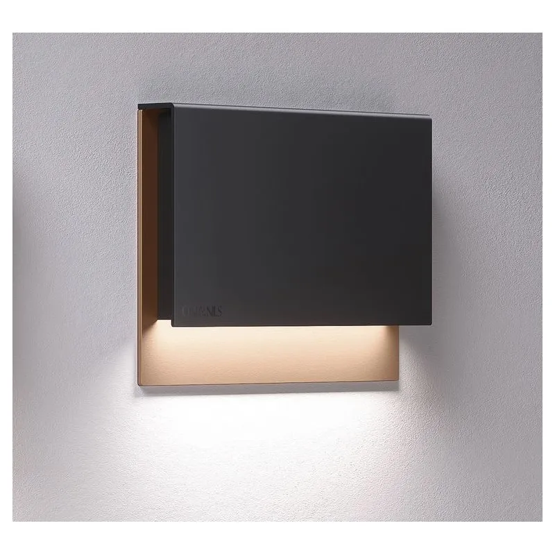 Anda lampada da parete in lamiera zincata Led 2W 3000K