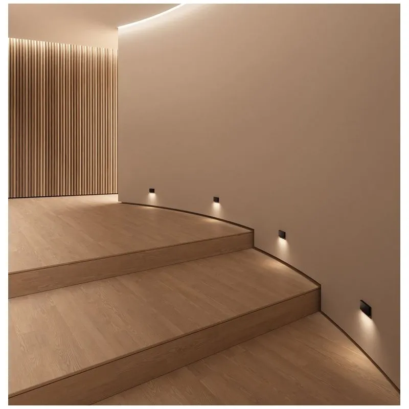 Anda lampada da parete in lamiera zincata Led 2W 3000K