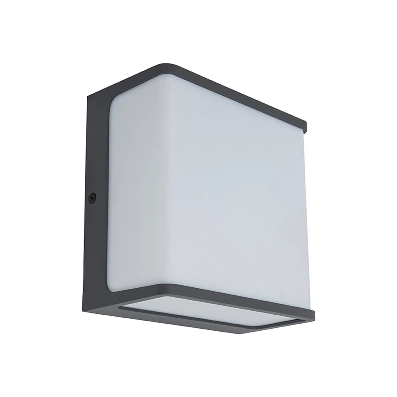 Applique LED esterni Doblo, rettangolo 15cm 4.000K