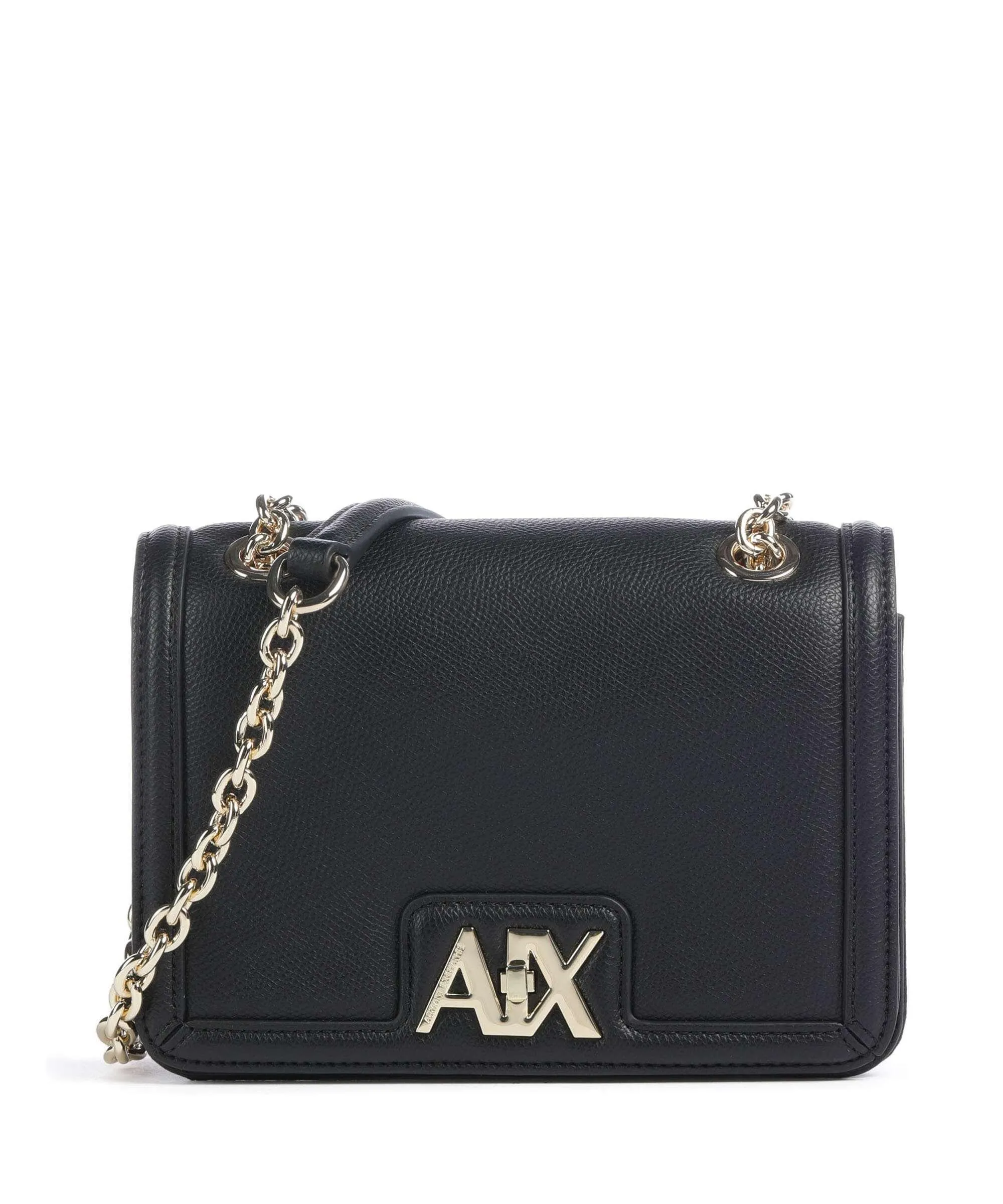  Armani Exchange Borsa a spalla pelle sintetica nero  