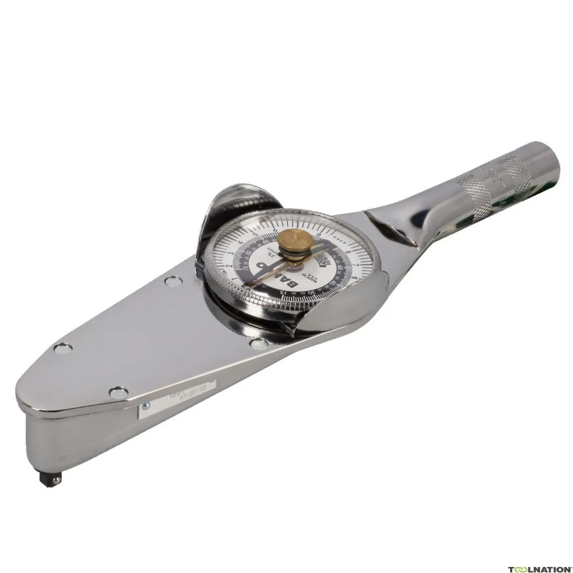 Bahco 7454-32 Chiave dinamometrica meccanica da orologio con quadrante, attacco quadro fisso e impugnatura in metallo