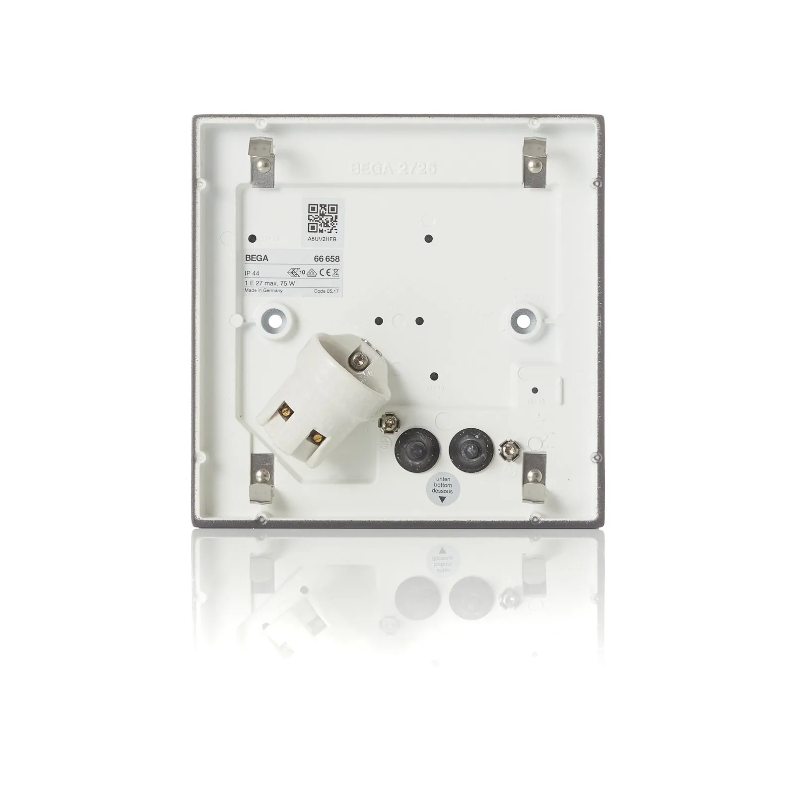BEGA mattone luminoso 66658K3 applique LED 21x21cm