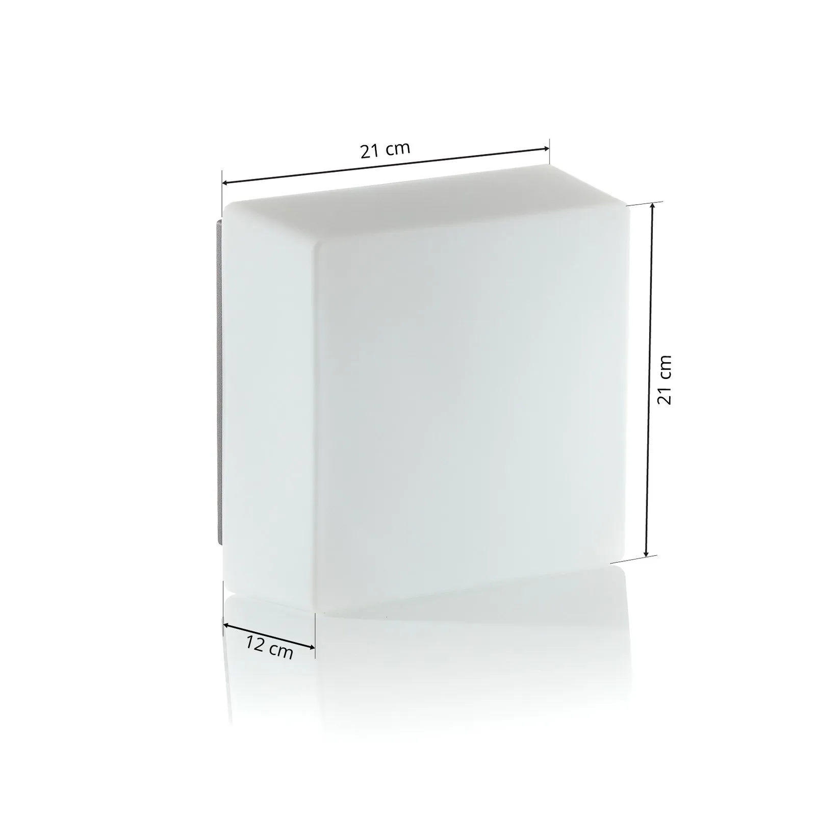 BEGA mattone luminoso 66658K3 applique LED 21x21cm