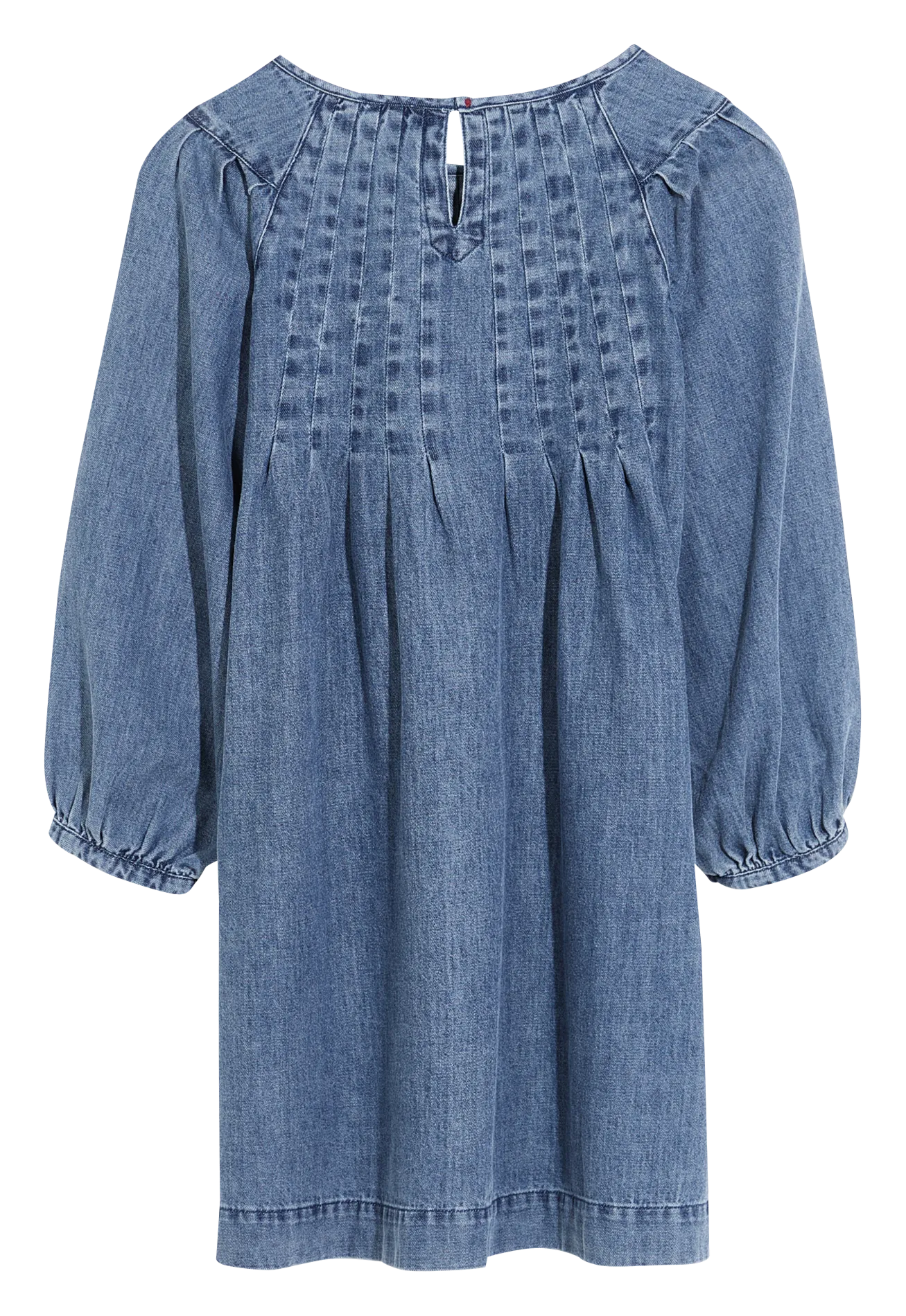  BELLEROSE   POKON - Abito corto scollo tondo in cotone | Blu