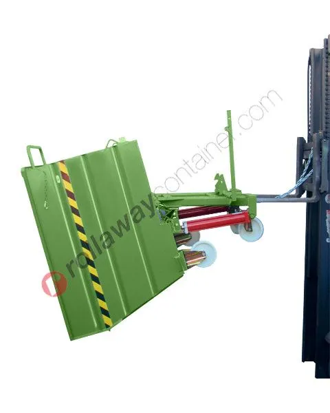 Benna ribaltabile per muletto con 4 ruote portata 2000 kg
