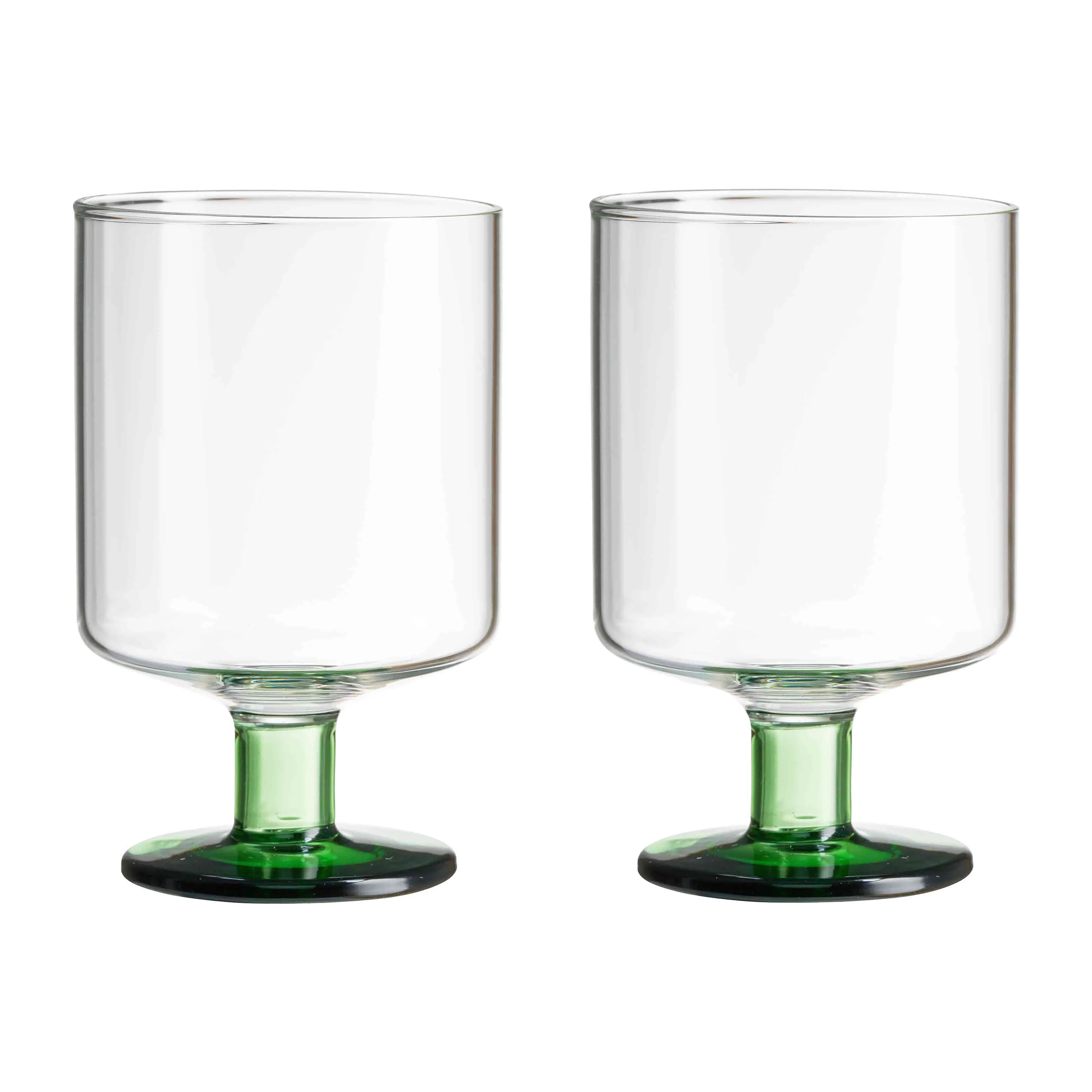 Bicchiere da vino Generous 30 cl, confezione da 2.jo{font-size:18px}Trasparente, verde