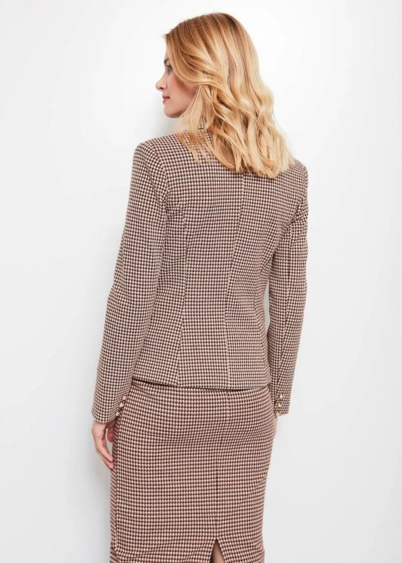 Blazer pied de poule