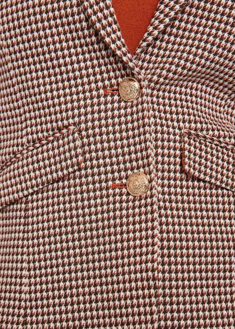 Blazer pied de poule