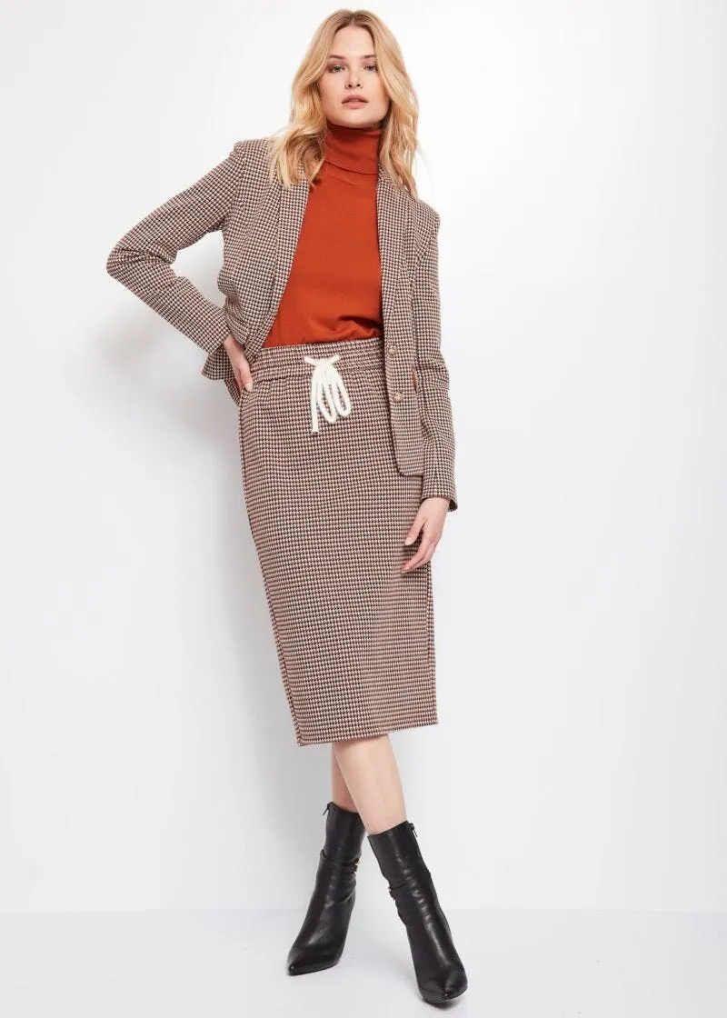 Blazer pied de poule