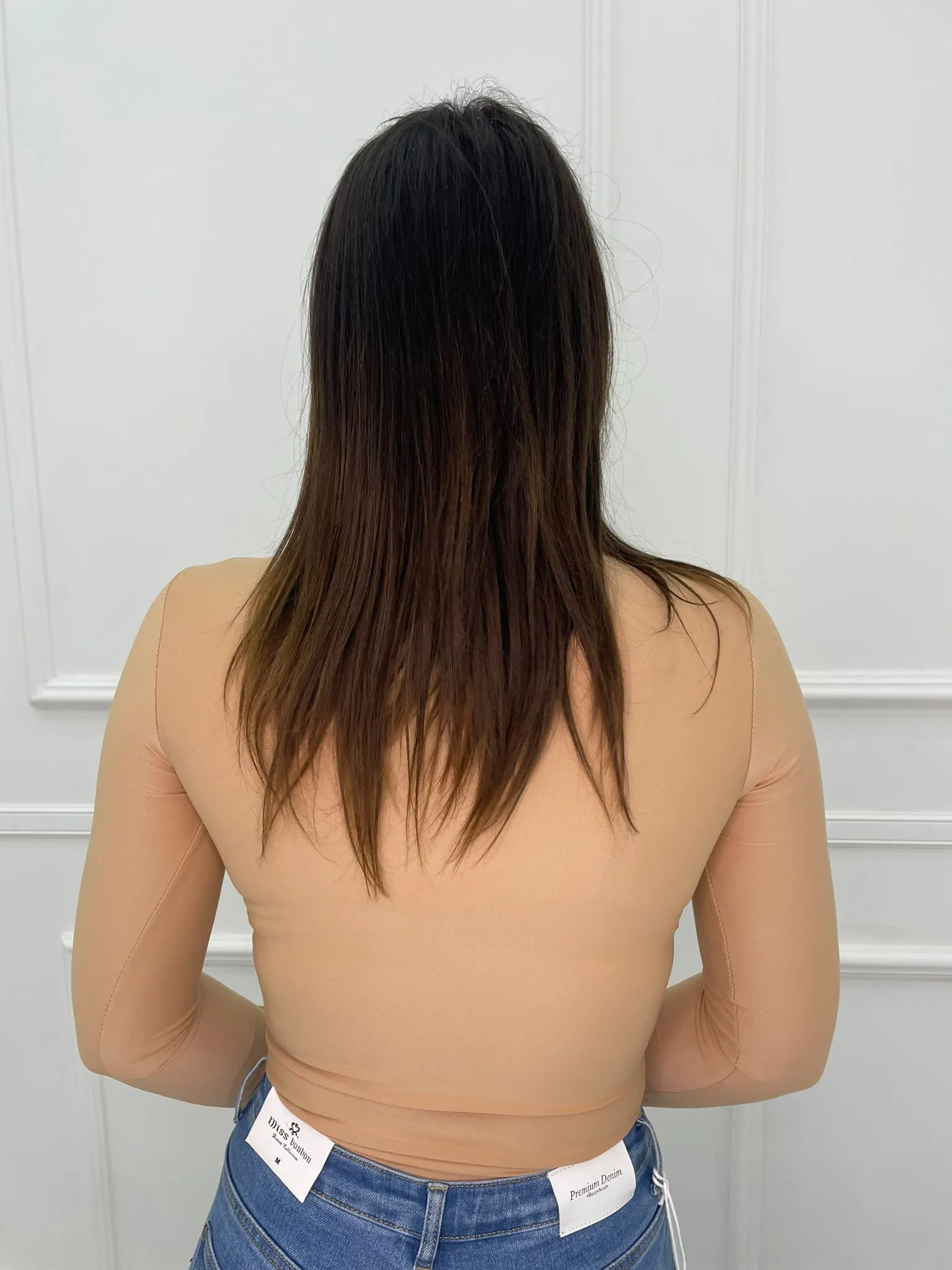 Body in lycra con apertura