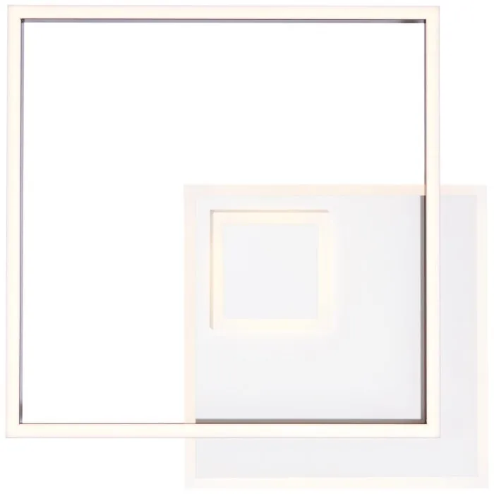 Brilliant Iorgo Plafoniera LED Bianco, 1-Luce