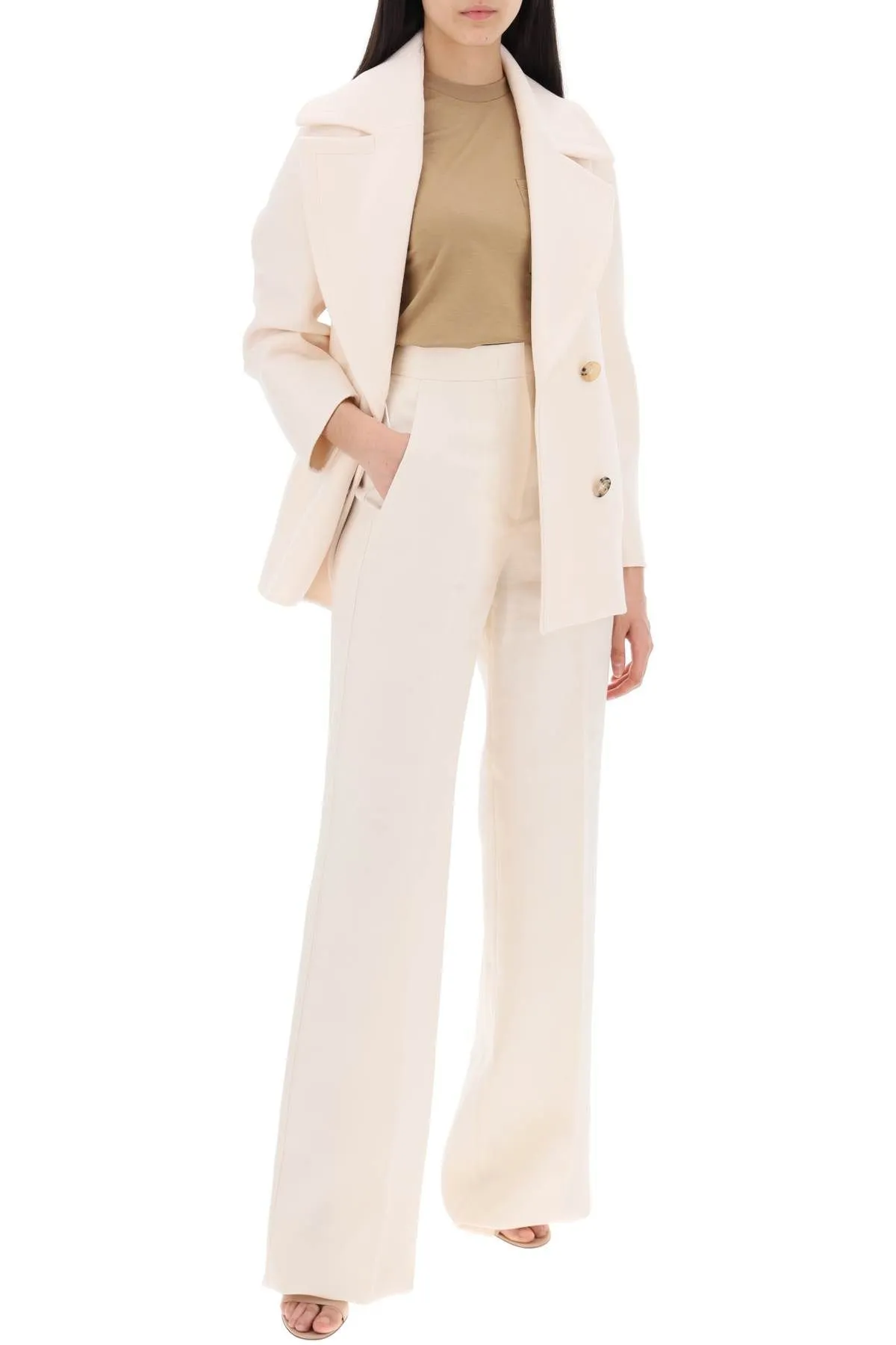 Caban doppiopetto Edgard in lana e cashmere