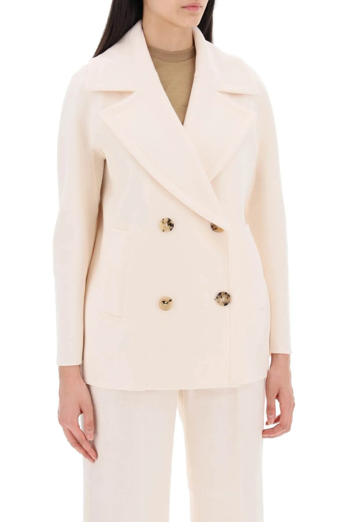 Caban doppiopetto Edgard in lana e cashmere