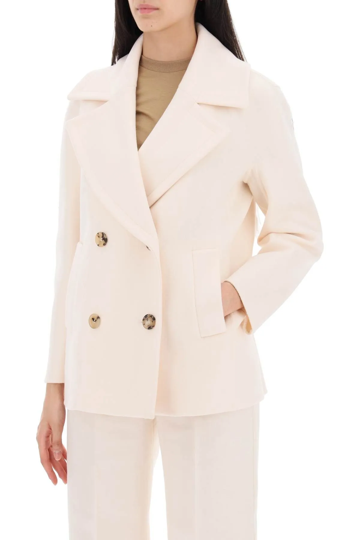 Caban doppiopetto Edgard in lana e cashmere