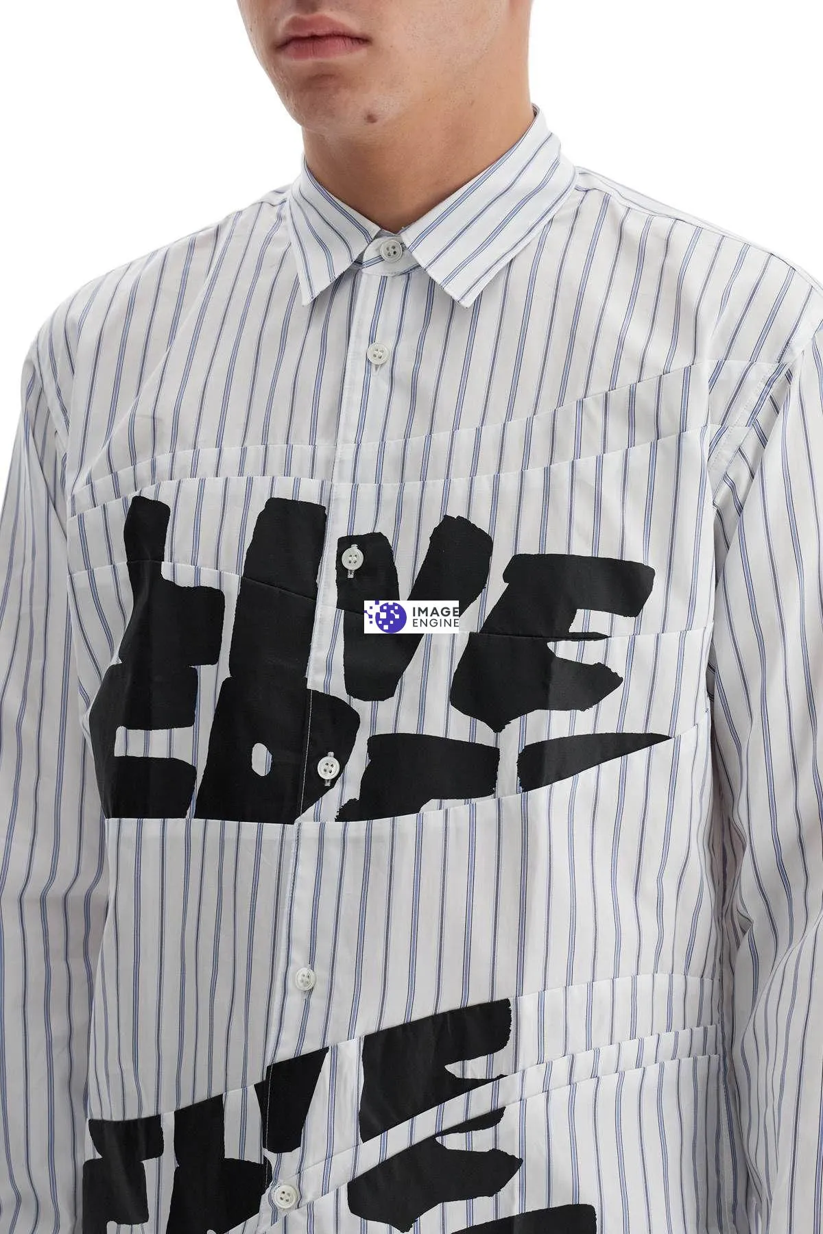 Camicia con stampa Live Free