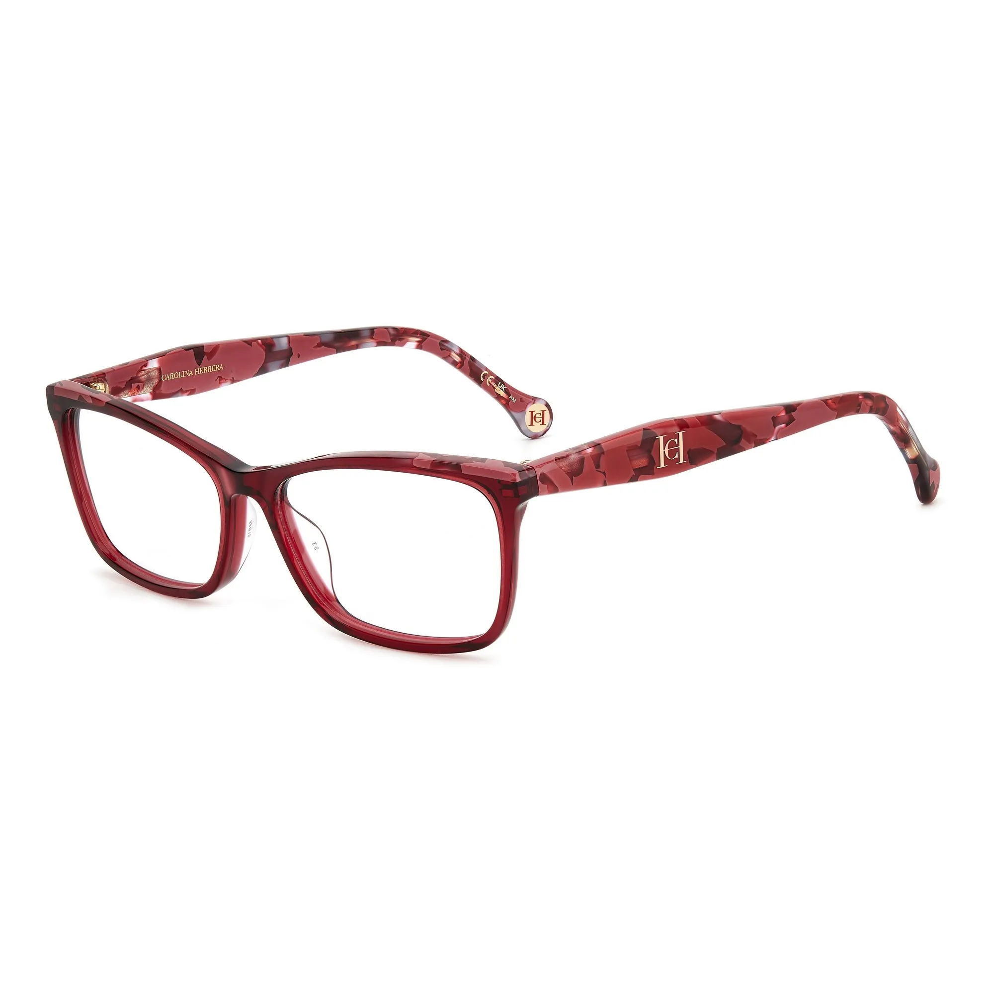   Carolina Herrera HER 0202/G - 82U Avana Rosso Bordeaux | Occhiale Da Vista Donna 