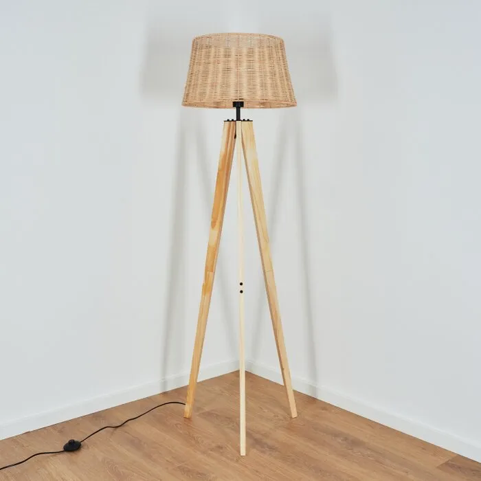 Cavaca Lampada da terra Écru, 1-Luce