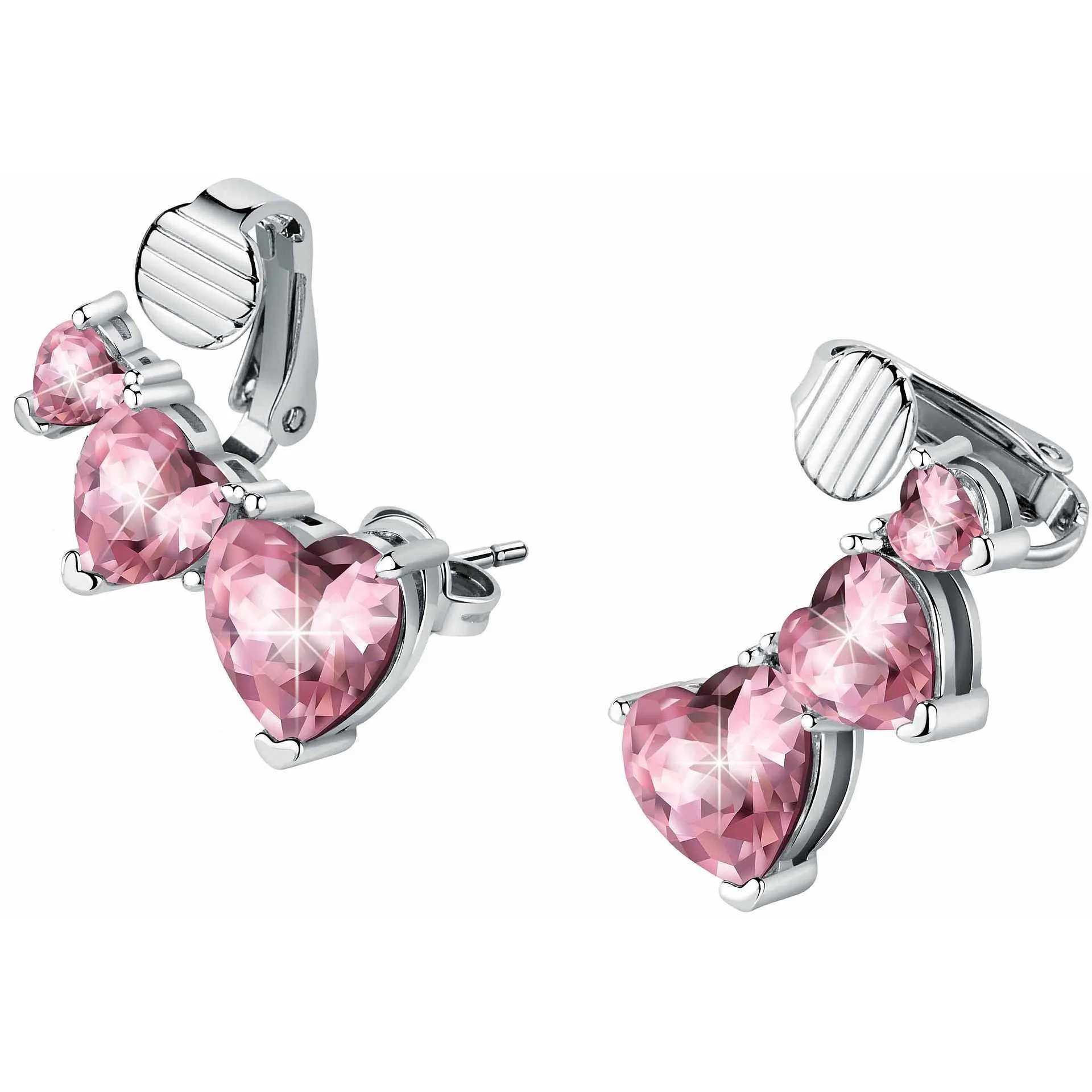 Chiara Ferragni orecchini Diamond Heart cuori rosa J19AUV25