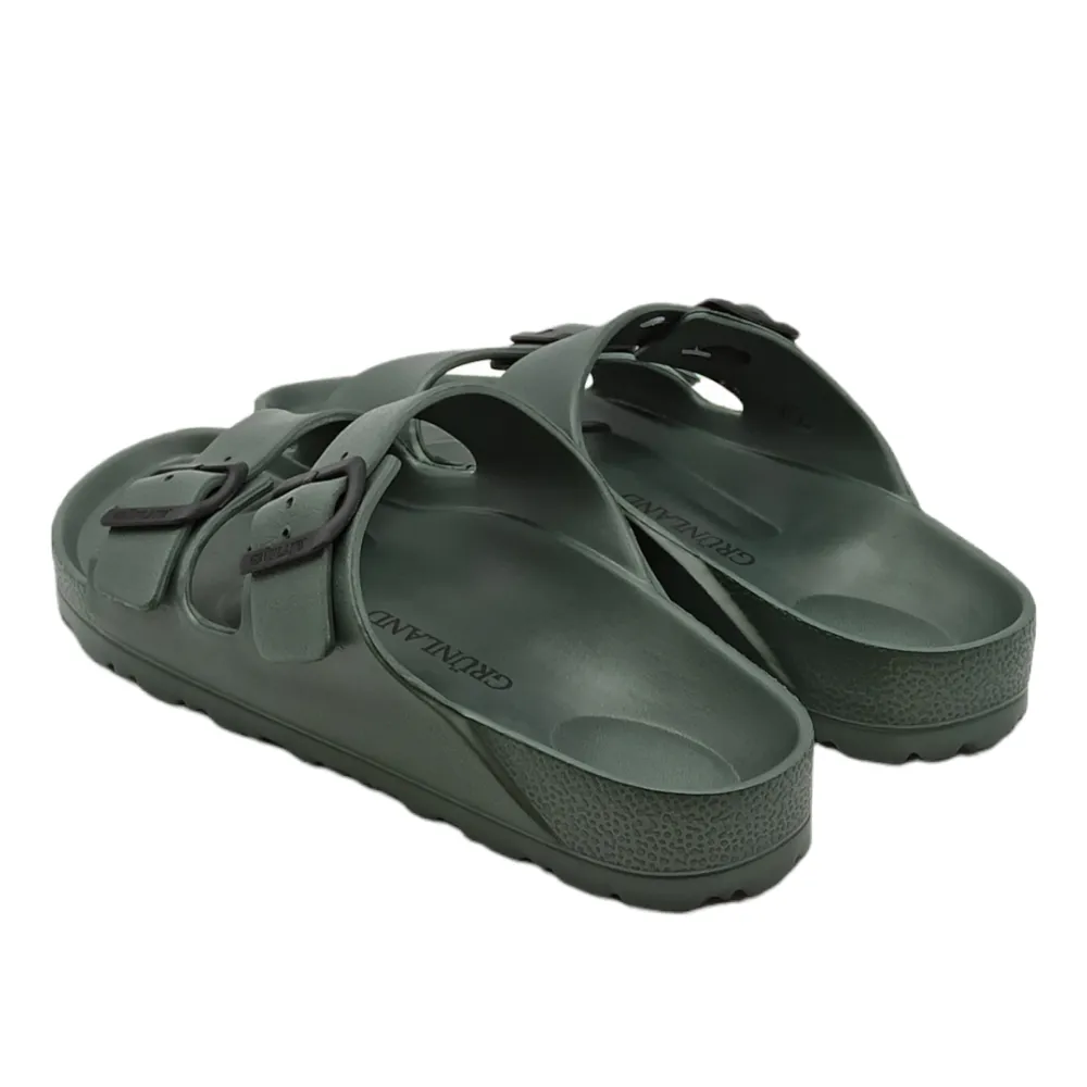 Ciabatta uomo in gomma Grunland CI2613 M2DATO OLIVA