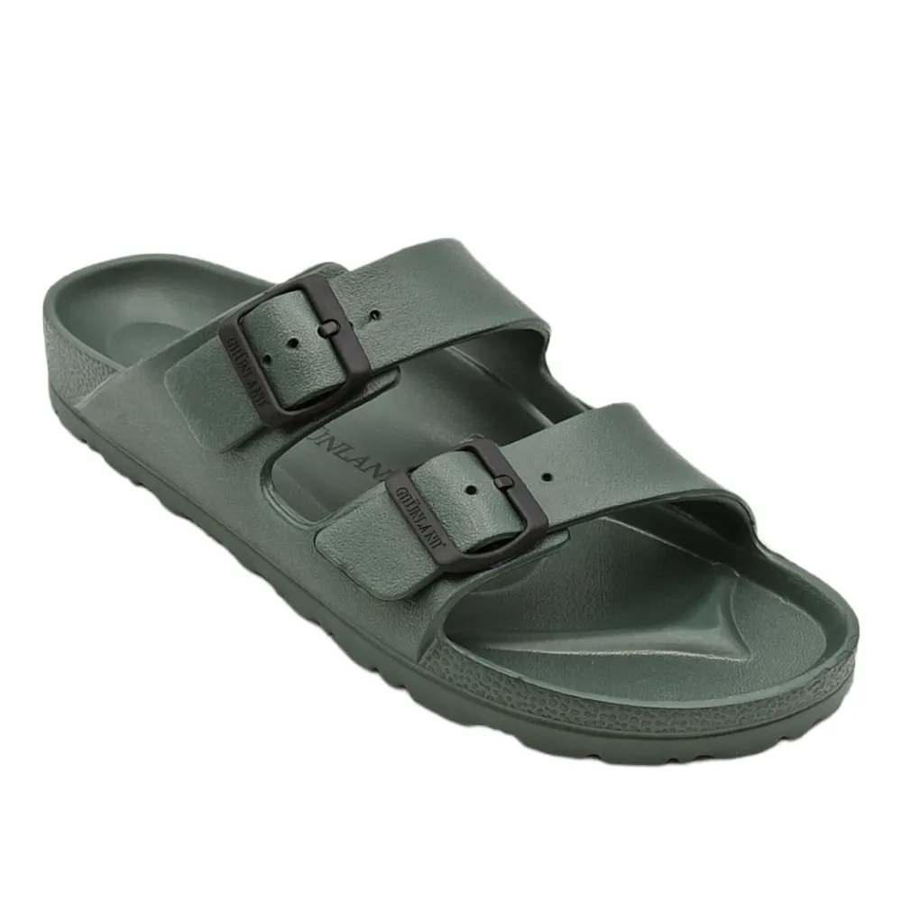 Ciabatta uomo in gomma Grunland CI2613 M2DATO OLIVA