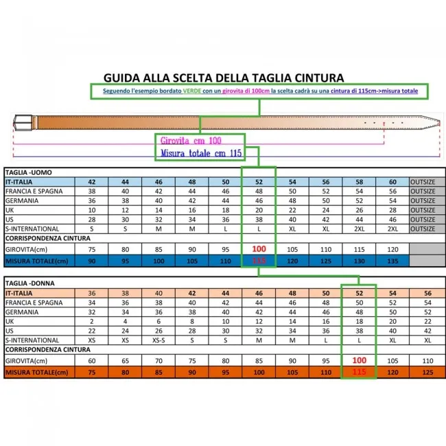 Cintura camoscio tortora uomo