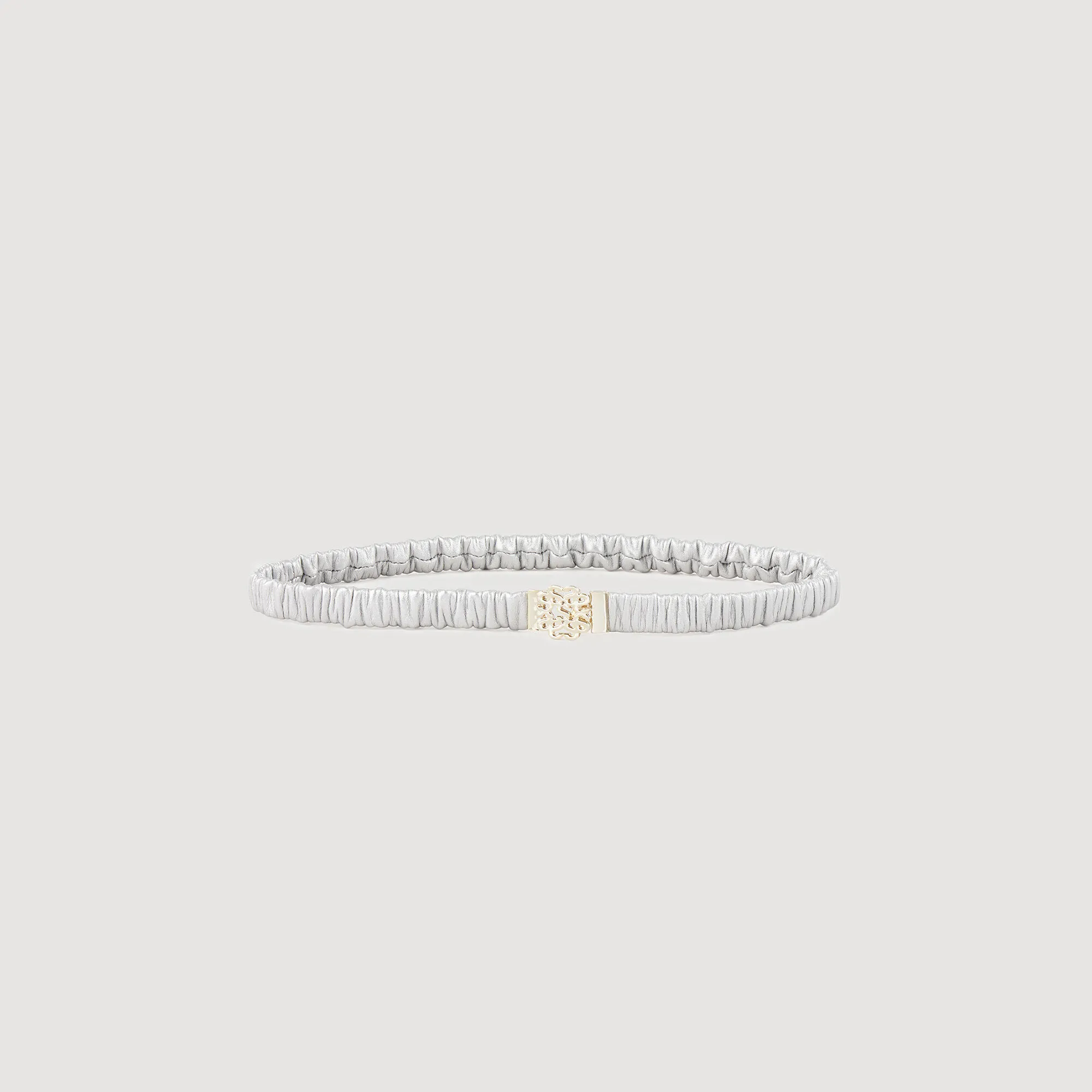 Cintura in pelle elasticizzata