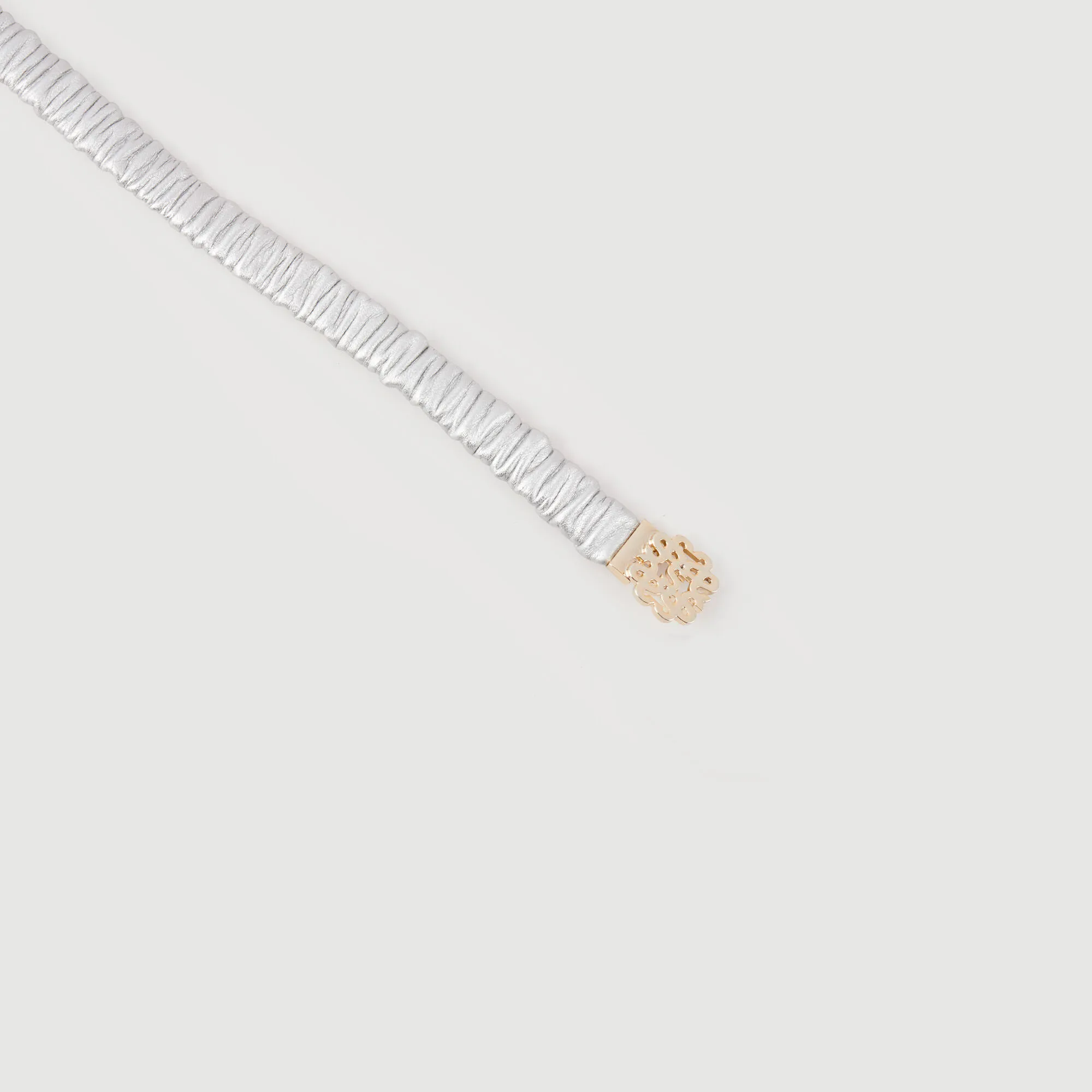 Cintura in pelle elasticizzata