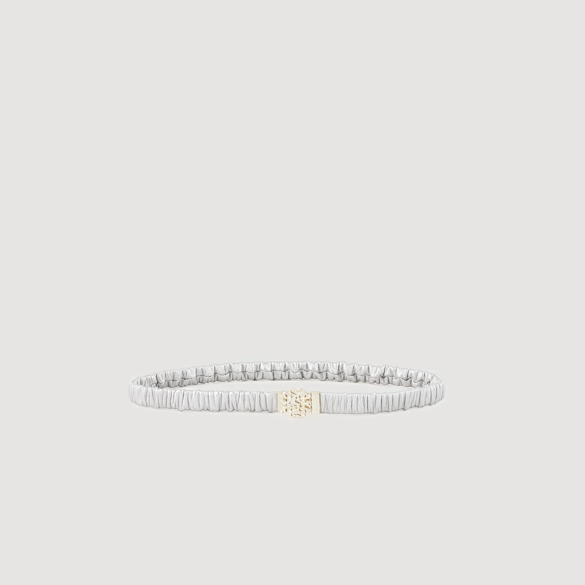 Cintura in pelle elasticizzata