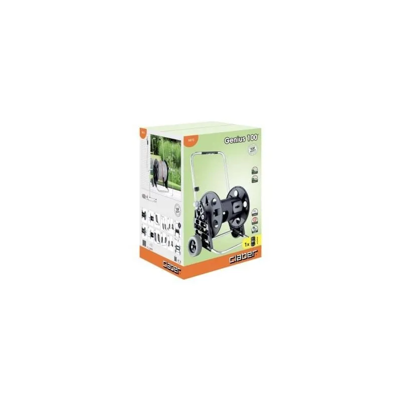 Claber carrello avvolgitubo genius 100 cod. 8872