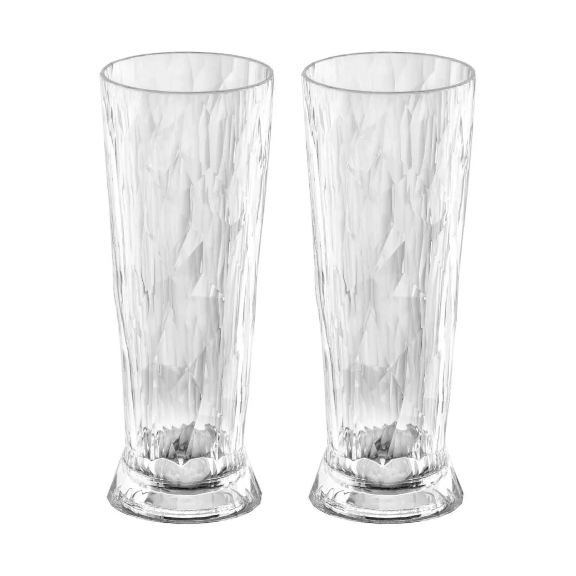 Club No. 11 bicchieri da birra in plastica, 50 cl, confezione da 2.iq{font-size:18px}Cristallo trasparente