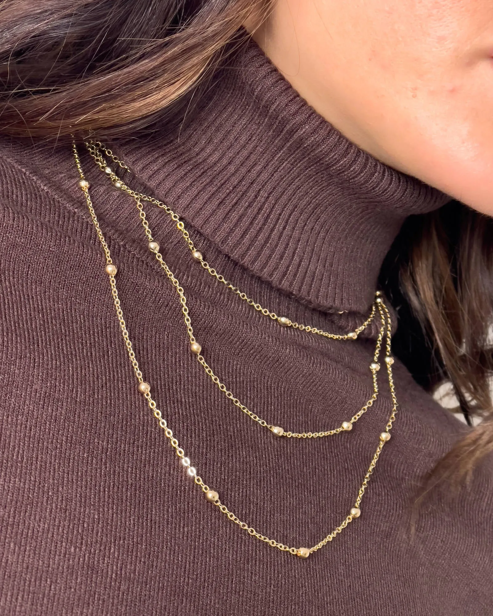 COLLANA FILI SOTTILI POWELL ORO