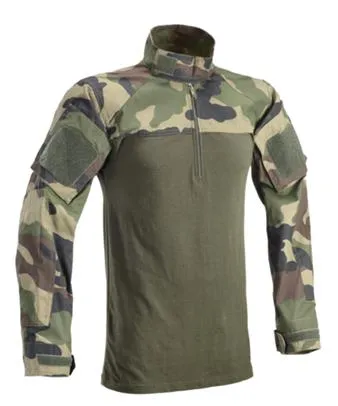 COMBAT SHIRT IN COTONE  military camo