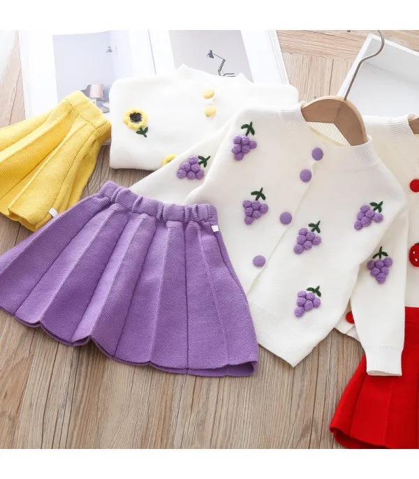 Completino bimba grappolo-girasole-fragolina