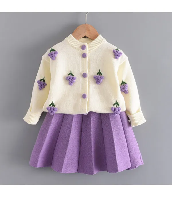 Completino bimba grappolo-girasole-fragolina