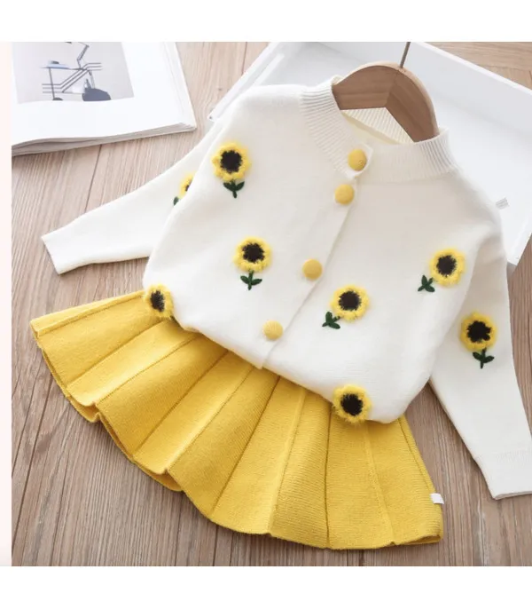 Completino bimba grappolo-girasole-fragolina