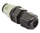 Connettore circolare TE Connectivity, maschio, serie M12, M12, 4 poli, Montaggio su cavo