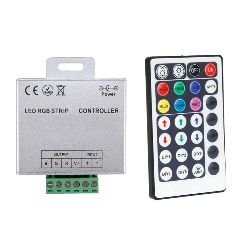 Controller Regolatore Striscia LED RGB 12/24V DC con Telecomando RF
