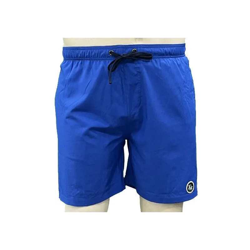 Costume taglie forti stretch maxfort uomo lunghezza ginocchio nautic royal