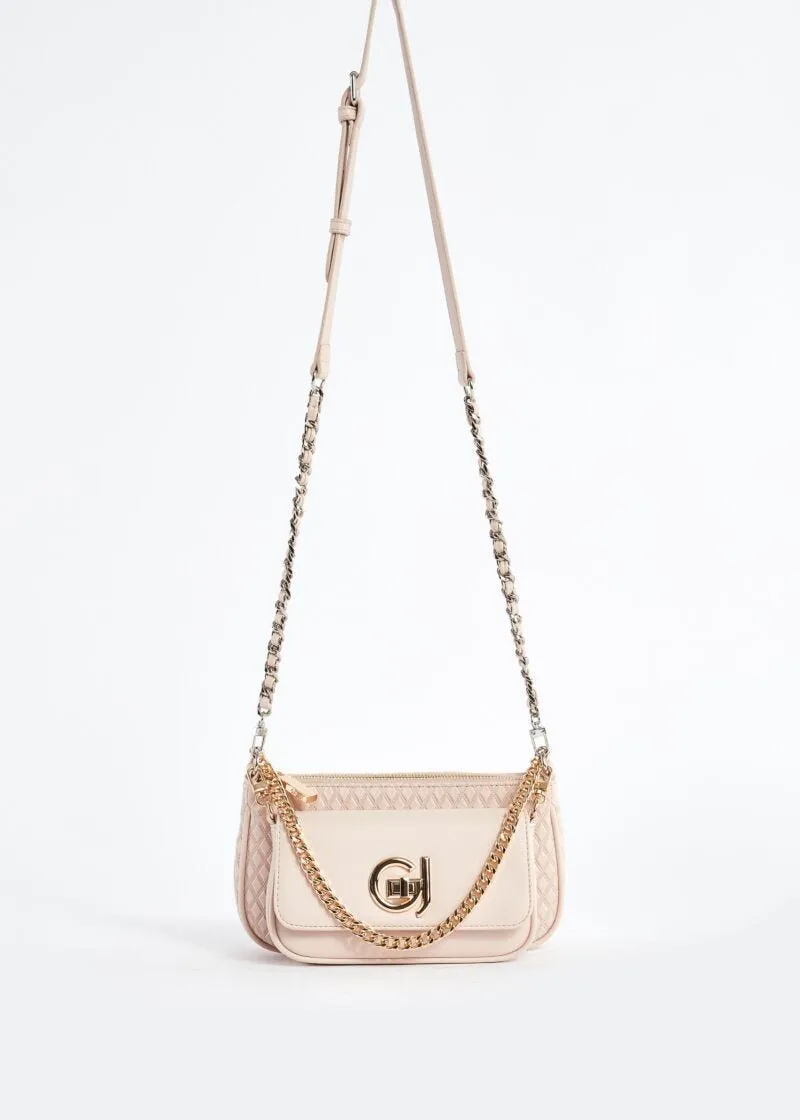 Crossbody in similpelle con pochette