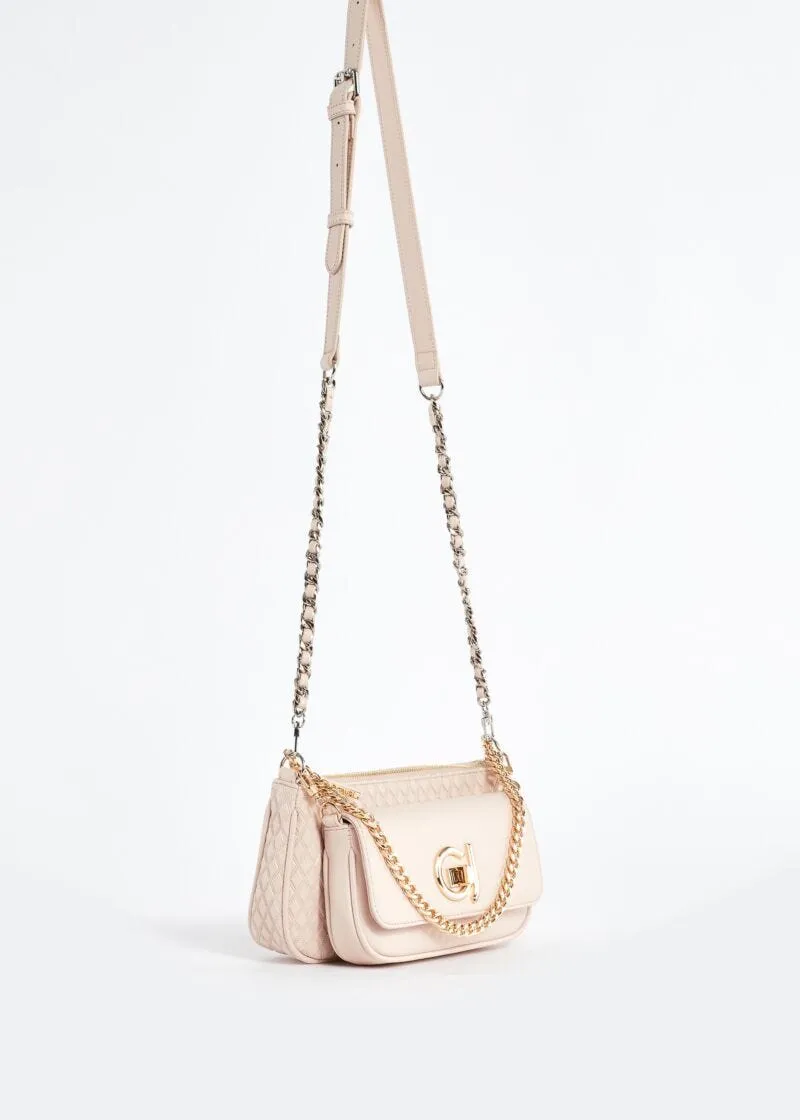 Crossbody in similpelle con pochette