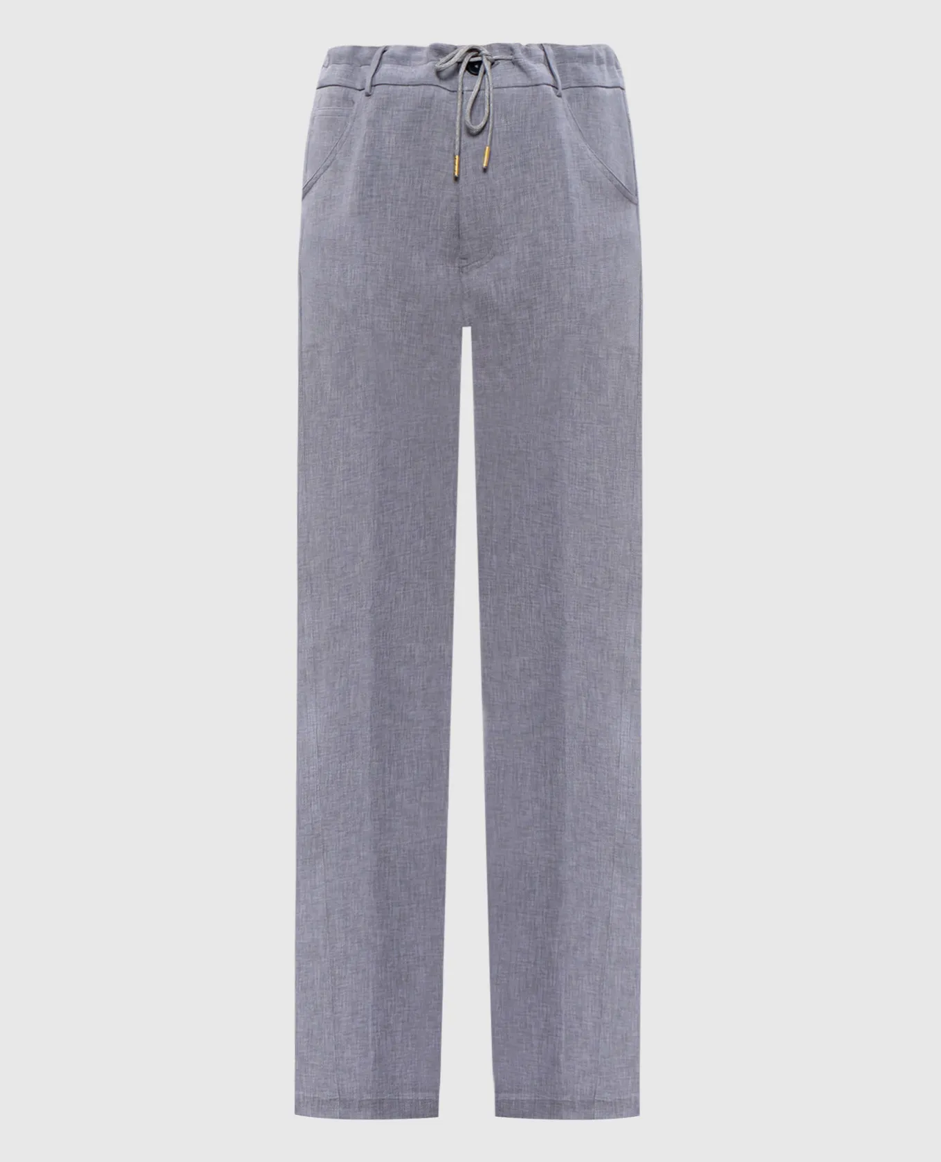 DARKPARK Pantaloni Iris grigi con patch logo WTR37FAC42